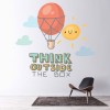Think Outside The Box Quote Wall Sticker