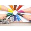 Colourful Pencils Nursery School Wall Mural Wallpaper