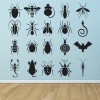 Insects Pests Spider Bee Ant Wall Sticker Set