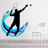 Tennis Serve Sports Wall Sticker