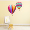 Hot Air Balloons Colourful Transport Wall Sticker