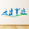 Gym Work Out Weights Exercise Wall Sticker