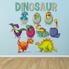 Baby Dinosaurs Eggs Wall Sticker Set