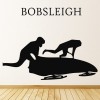 Bobsleigh Winter Sports Wall Sticker