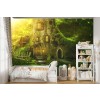 Fantasy Tree House Fairytale Wall Mural Wallpaper