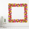Summer Flower Floral Frame Wall Sticker