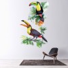 Tropical Toucan Birds Trees Wall Sticker