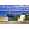 Blue Ocean Lighthouse Brittany France Wall Mural Wallpaper