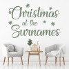 Personalised Name Christmas Family Wall Sticker