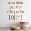 Great Ideas Toilet Quote Wall Sticker