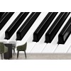 Piano Keys Music Wall Mural Wallpaper
