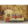 Vintage Roulette Casino Wall Mural Wallpaper