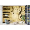Vintage Music Background Wall Mural Wallpaper