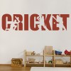 Cricket Logo Wall Sticker