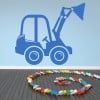 Digger Loader Childrens Construction Wall Sticker