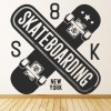 Skateboarding Skate Wall Sticker