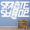 Skate Shop Skateboard Wall Sticker