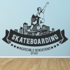 Incredible Sensations Skateboard Wall Sticker