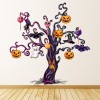 Pumpkin Tree Halloween Wall Sticker