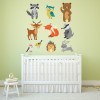 Woodland Animals Nursery Wall Sticker Set