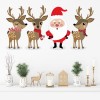 Santa & Reindeer Christmas Wall Sticker