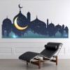 Crescent Moon & Mosque Islam Wall Sticker