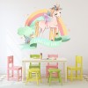 Dream Big Rainbow Unicorn Wall Sticker
