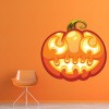 Spooky Pumpkin Halloween Lantern Wall Sticker