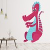 Pink Dragon Wall Sticker