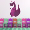 Purple Dragon Wall Sticker