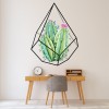 Abstract Green Cactus Wall Sticker