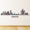 Detroit USA City Skyline Wall Sticker