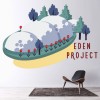 Eden Project UK Landmark Wall Sticker