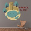 Warwick Castle UK Landmark Wall Sticker