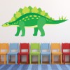 Green Stegosaurus Dinosaur Wall Sticker