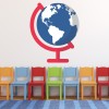 World Globe Classroom Wall Sticker