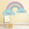 Happy Clouds Rainbow Wall Sticker