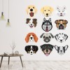 Dog Breeds Wall Sticker Set