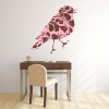 Pink Paisley Bird Wall Sticker