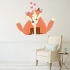 Cute Fox Couple Wall Sticker