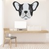 French Bulldog Head Dog Wall Sticker
