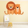 Lion Friends Nursery Wall Sticker