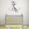 Cute Raccoon Nursery Wall Sticker