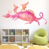 Flying Red Dragon Wall Sticker