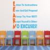 LEARN Classroom Quote Wall Sticker