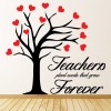 Tree & Teacher Quote Wall Sticker