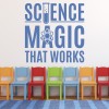Science Is Magic Classroom Quote Wall Sticker