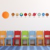 Planets & Sun Space Classroom Wall Sticker