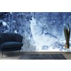 Howling Grey Wolf In Winter Forest Wall Mural Wallpaper