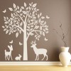 Woodland Animals Tree Wall Sticker Set